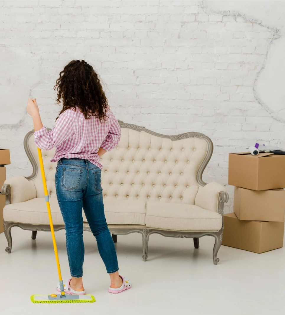 Move-in cleaning service for new homes