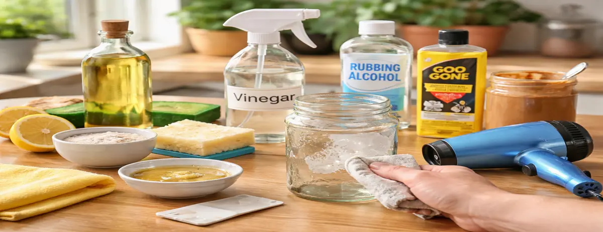 Seven Practical Tips to Clean Off Sticker Residue