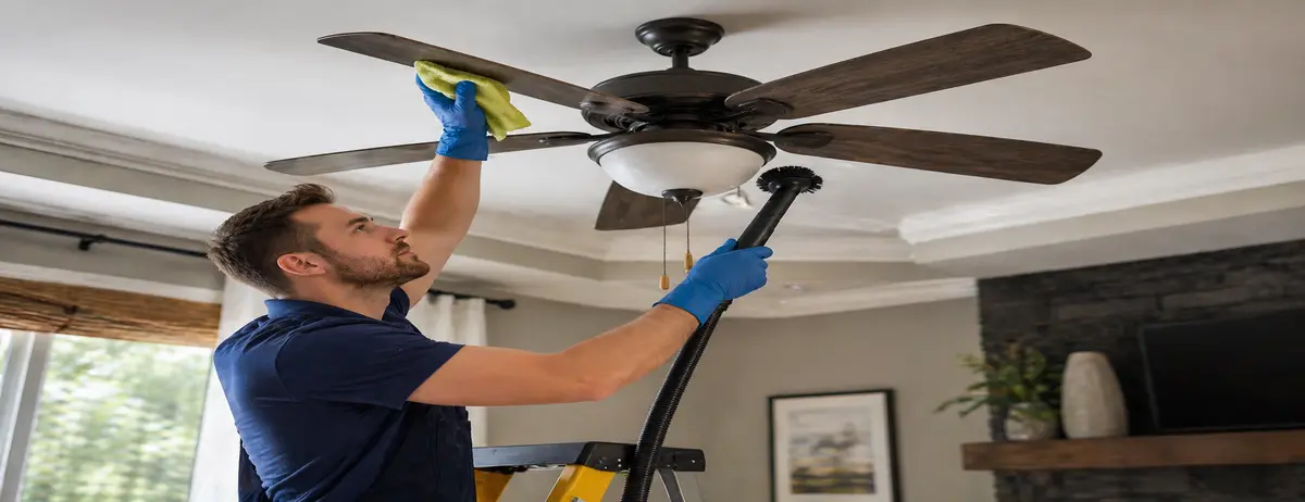 Why Ceiling Fans Get Dusty & How to Fix It?